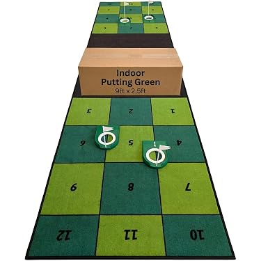 Posma PG010S 自動戻りPutting Cup，Miniゴルフ住宅用練習マットPortable運転鳴ったマット， バッグ z2zed1b Brunswick The Maxwell Indoor Putting Green | Fitness Outlet